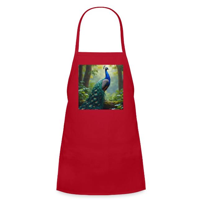 Majestic Peacock in Enchanted Forest