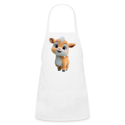 Cute Cartoon Baby Goat with Big Eyes - Kids' Apron