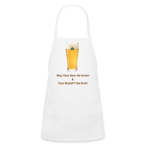 May Your Beer Be Green T-Shirt | Funny St. Patrick - Kids' Apron