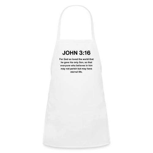 John 3:16 Christian Apparel – Bible Verse Clothing - Kids' Apron