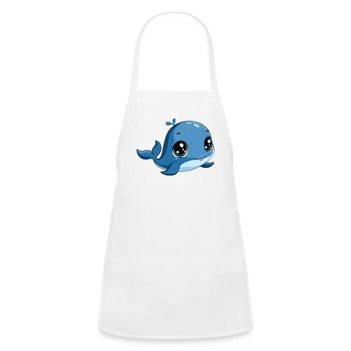 Smiling Blue Baby Whale - Kids' Apron
