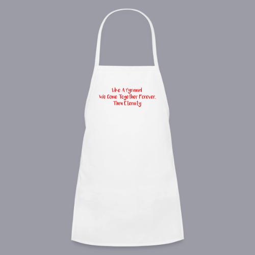 TOGETHER FOREVER (ORANGE PRINT) - Kids' Apron