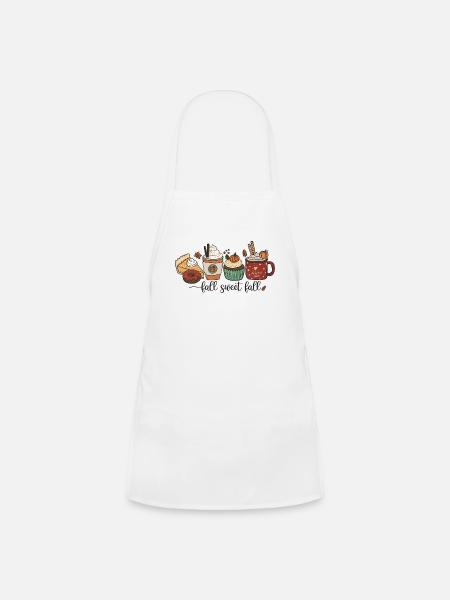 Fall sweet fall - Kids' Apron - white - Front