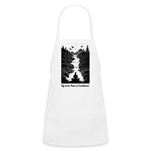 Conditional Inner Peace T-Shirt | Minimalist Zen - Kids' Apron