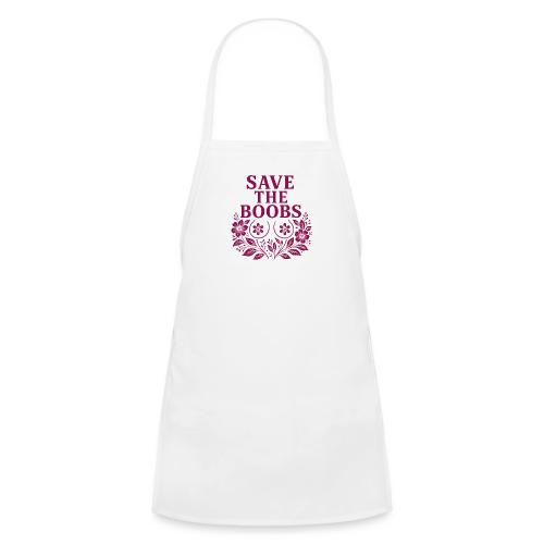 Save the boobs floral - Kids' Apron