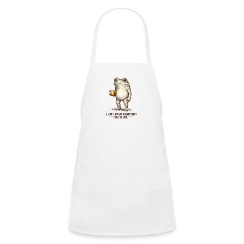 Weird Stuff Frog Coffee Humor - Kids' Apron