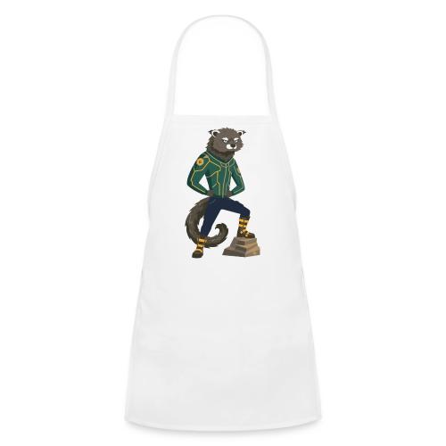 Raccoon Ranger in Neon Armor - Kids' Apron