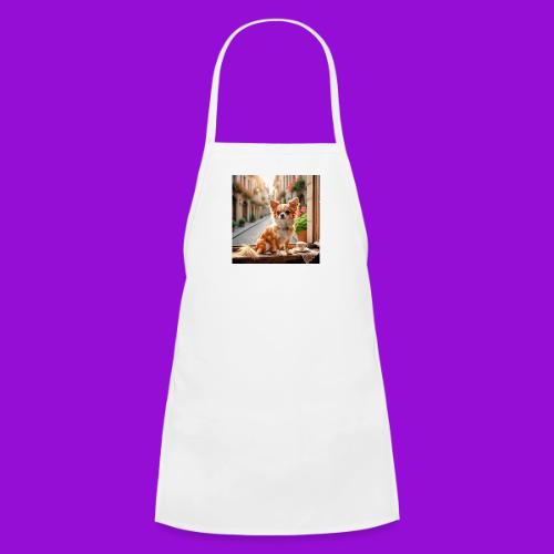 Morning coffee Chihuahua - Kids' Apron