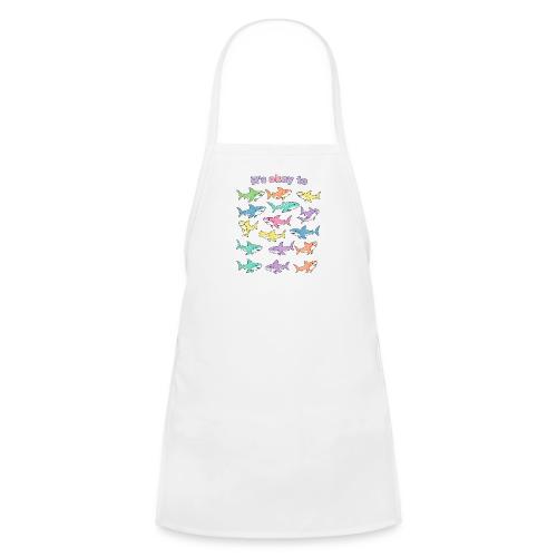 It’s Okay To – Cute Pastel Shark - Kids' Apron