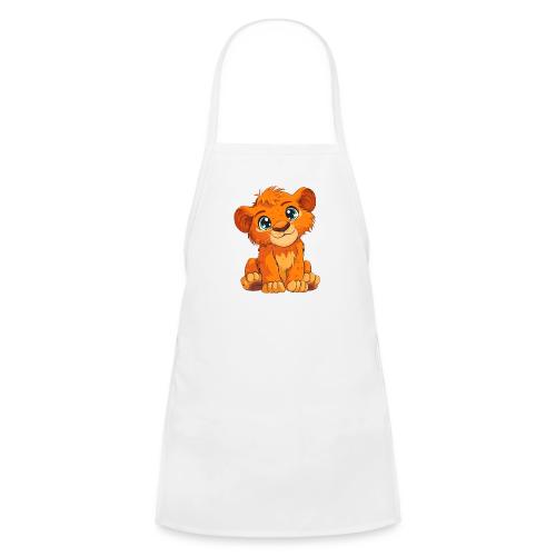 Sweet Cartoon Lion Cub with Big Innocent Eyes - Kids' Apron