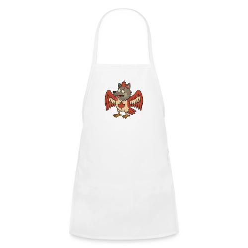 Maple-Mad Wolfbird – Quirky Canadian Creature - Kids' Apron