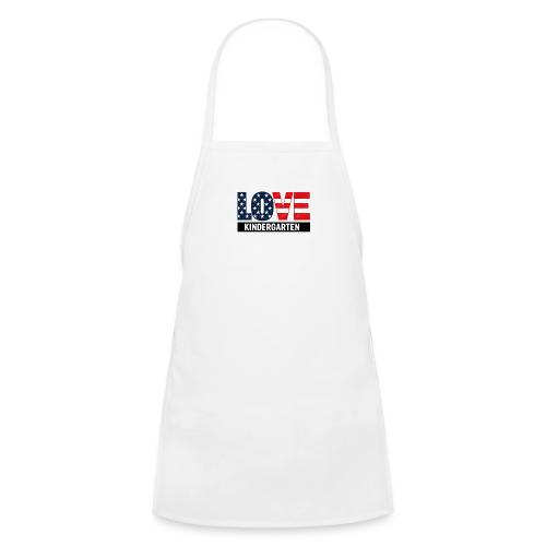 Love Kindergarten Patriotic Graduation - Kids' Apron