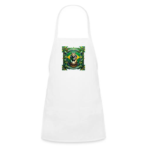 Brazil Jaguar Glory T-Shirt, Flag Pride Badge Gift - Kids' Apron