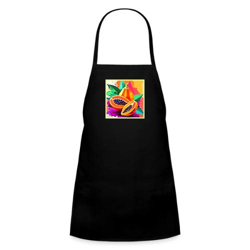 Sliced Papaya Pop Art - Kids' Apron