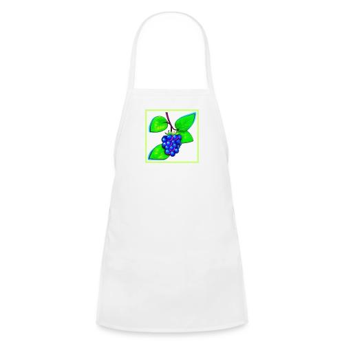 Vibrant Blueberry Pop Art - Kids' Apron