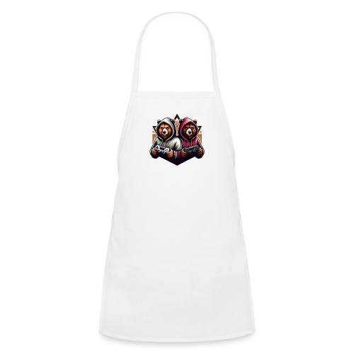 2 grizzlies gamer bears - Kids' Apron