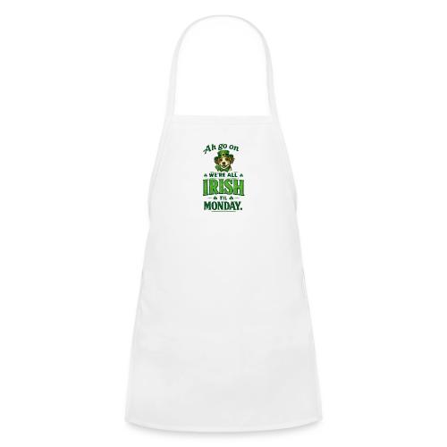 St. Patrick’s Day Dog T-Shirt – We’re All Irish - Kids' Apron