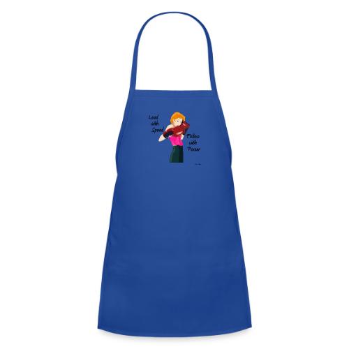 lead with speed 001 tufchick - Kids' Apron