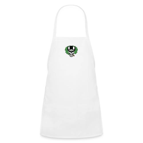 skull smoke cloud 2 - Kids' Apron