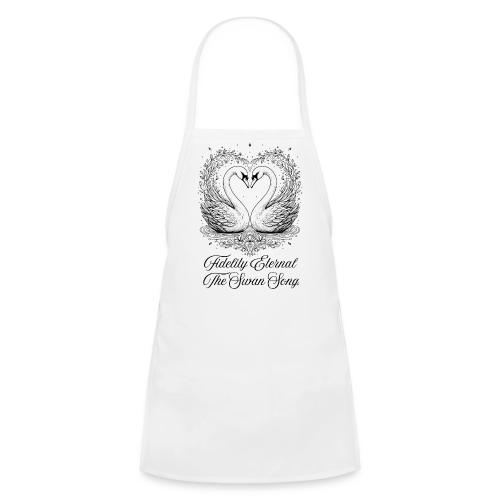 Poetic Swan T-Shirt - Kids' Apron