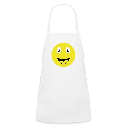 Yellow Happy Face Print - Kids' Apron
