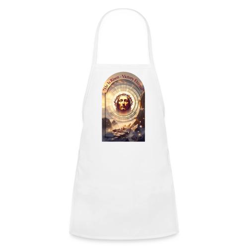 Easter He Is Risen Sacred Face T Shirt, wife Gift - Kids' Apron