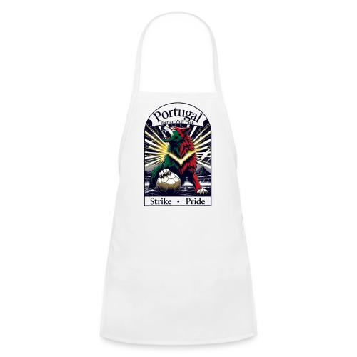 Portugal Iberian Wolf Soccer T Shirt, Pride Gift - Kids' Apron