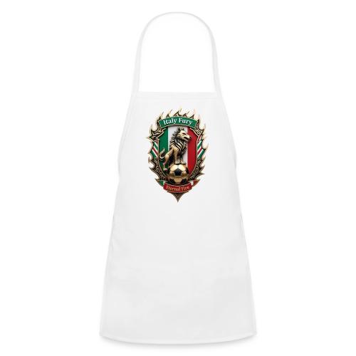 Italy Wolf Fury T-Shirt, Italian Flag Pride Gift - Kids' Apron