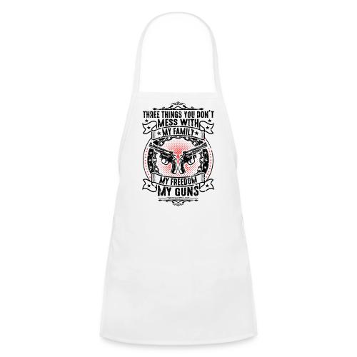 Three Things You Don't Mess With BLACK - Kids' Apron