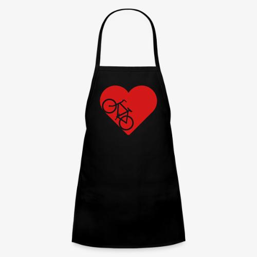 Bike in heart - Kids' Apron
