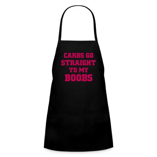 boobs text - Kids' Apron