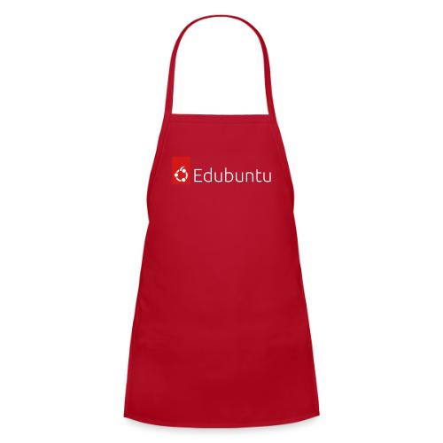 Edubuntu Logo 2023 - White - Kids' Apron