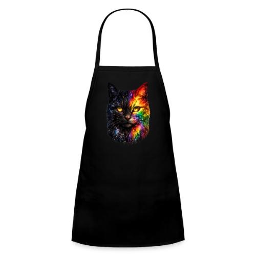 Cosmic Galaxy Rainbow Cat - Kids' Apron