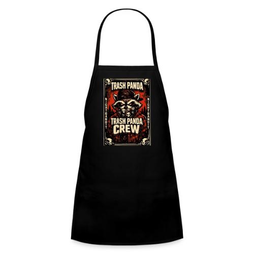 Midnight Forager Raccoon Mushroom Hunter - Kids' Apron
