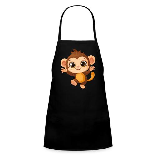 Dancing Baby Monkey Joyful - Kids' Apron