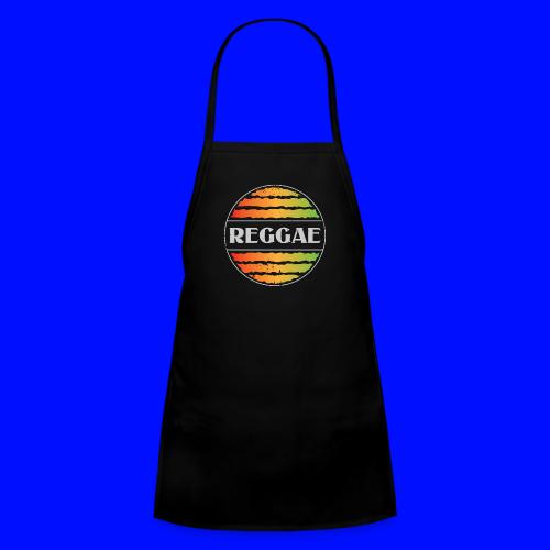Reggae celebration vibrant rasta music design - Kids' Apron