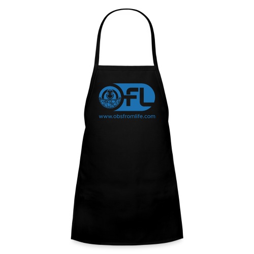 Observations from Life Logo with Web Address - Kids' Apron