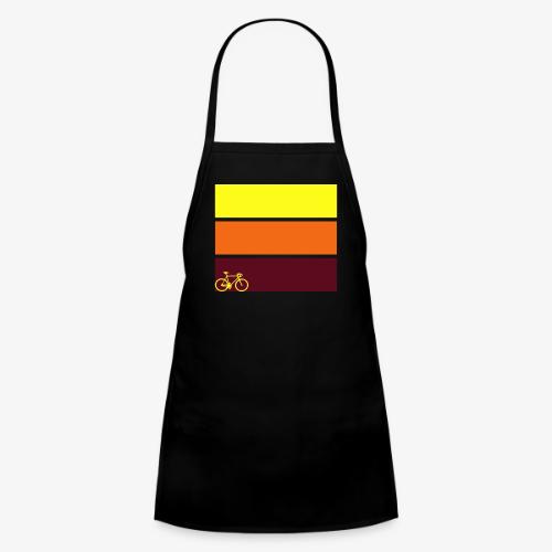 tricolor with bicycle - Kids' Apron