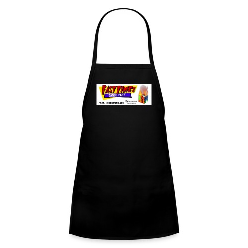 Fast Times Logo with Burning Cube - Kids' Apron