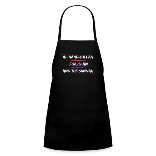 Al Hamdulillah (White Ink) - Kids' Apron