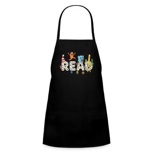 Whimsical READ Kids Cartoon - Kids' Apron