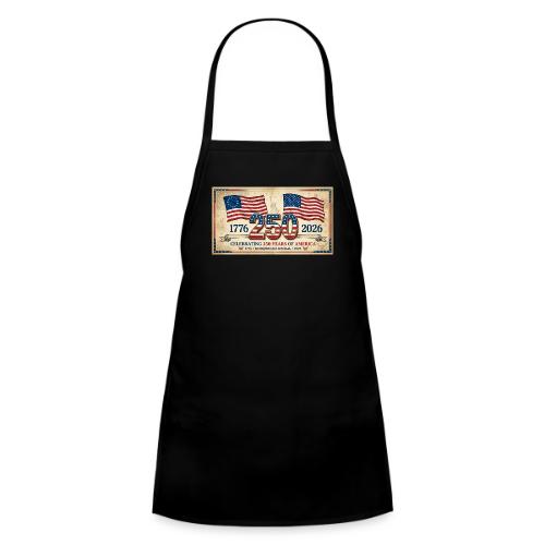 USA 250th Anniversary Flags Emblem - Kids' Apron