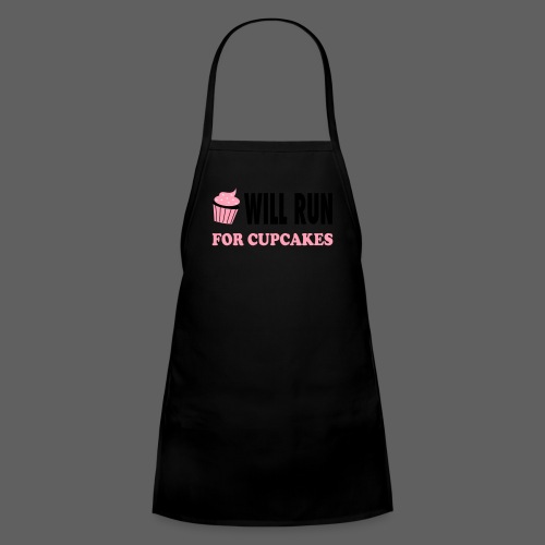 Will Run For Cupcakes - Workout Inspiration - Kids' Apron