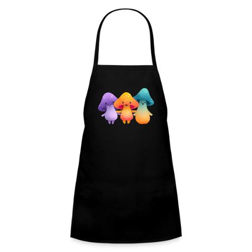 Cheerful Mushroom Friends - Kids' Apron