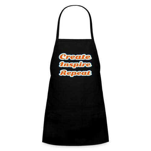 Create, Inspire, Repeat — Artist Life Script - Kids' Apron