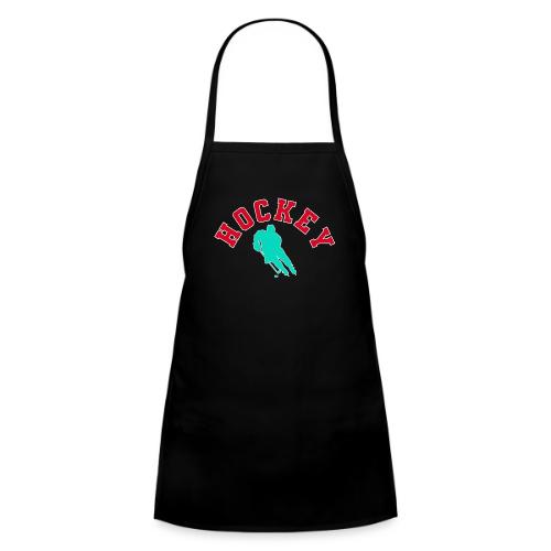 Hockey Player Silhouette - Kids' Apron