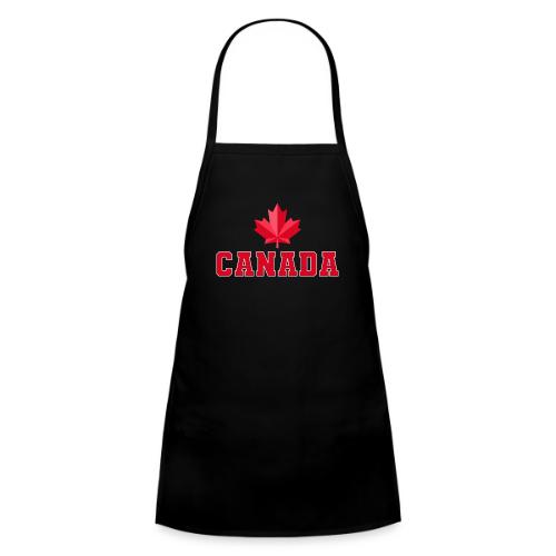 Canada with a maple leaf - Kids' Apron