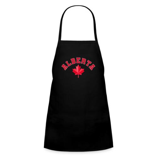 Alberta with maple leaf - Kids' Apron