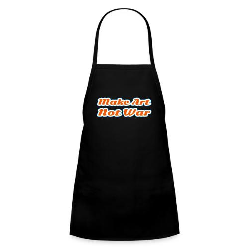 Make Art Not War — Peaceful Creativity Script - Kids' Apron