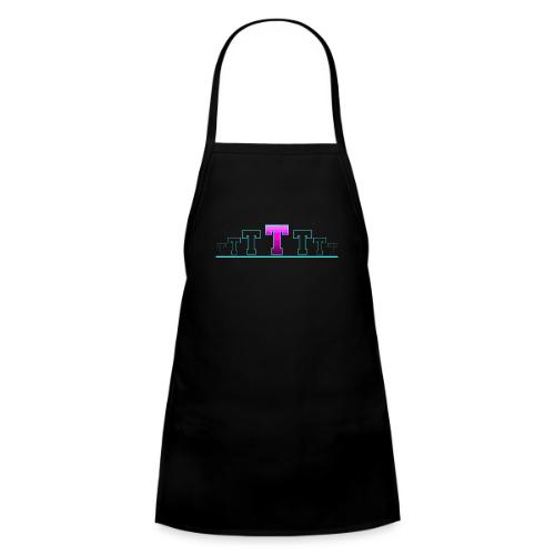 Letter T – Capital Varsity Alphabet Monogram - Kids' Apron